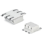 Wago 2070 Series PCB Terminal Block, 3-Contact, 6.5mm Pitch, Surface Mount, 1-Row, Push-In Cage Clamp Termination