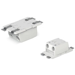 Wago 2070 Series PCB Terminal Block, 2-Contact, 6.5mm Pitch, Surface Mount, 1-Row, Push-In Cage Clamp Termination