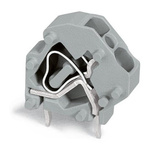 Wago 745 Series PCB Terminal Block, 1-Contact, 5mm Pitch, PCB Mount, 1-Row, Cage Clamp Termination