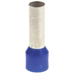 TE Connectivity Insulated Crimp Bootlace Ferrule, 18mm Pin Length, 5.8mm Pin Diameter, 16mm² Wire Size, Blue