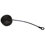Amphenol, 3 TV MIL-DTL-38999 Female Dust Cap, Shell Size 15, with Black Zinc Nickle Finish