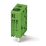 Phoenix Contact SPT 5/ 1-V-7.5 Series PCB Terminal Block, 1-Contact, 7.5mm Pitch, Through Hole Mount, 1-Row, Push In