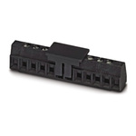 Phoenix Contact MKDS 1/ 9-3.81 SMD BK Series PCB Terminal Block, 9-Contact, 3.81mm Pitch, Screw Termination