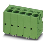 Phoenix Contact SPT 16/ 6-V-10.0-ZB Series PCB Terminal Block, 6-Contact, 10mm Pitch, Through Hole Mount, Spring Cage