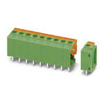 Phoenix Contact FFKDSA1/V1-5.08-18 Series PCB Terminal Block, 18-Contact, 5.08mm Pitch, Through Hole Mount, Spring Cage