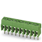 Phoenix Contact PT 1.5/20-3.5-H Series PCB Terminal Block, 20-Contact, 3.5mm Pitch, Through Hole Mount, Screw