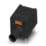 Phoenix Contact FOPT 2.2-T/E Series PCB Terminal Block, 1-Contact, 10.16mm Pitch, Through Hole Mount, Spring Cage