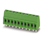 Phoenix Contact MKKDS 5/ 2-6.35 Series PCB Terminal Block, 2-Contact, 6.35mm Pitch, Through Hole Mount, Screw