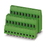 Phoenix Contact FRONT 2.5-H/SA 5/ 8 Series PCB Terminal Block, 8-Contact, 5mm Pitch, Through Hole Mount, Screw