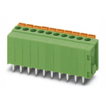 Phoenix Contact FFKDSA1/V-3.81- 8 Series PCB Terminal Block, 8-Contact, 3.81mm Pitch, Through Hole Mount, Spring Cage