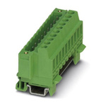 Phoenix Contact UWV 25-POT/S Series Feed Through Terminal Block, 2-Contact, 1-Row, Screw Termination
