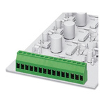 Phoenix Contact MK3DSMH 3/ 2-5.08-EX Series PCB Terminal Block, 2-Contact, 5.08mm Pitch, Through Hole Mount, Screw