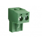 RS PRO 5.08mm Pitch 12 Way Horizontal Pluggable Terminal Block, Plug, Through Hole, Screw Termination