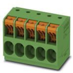Phoenix Contact TDPT 4/ 2-SP-6.35-ZB Series PCB Terminal Block, 2-Contact, 6.35mm Pitch, Through Hole Mount, 1-Row,
