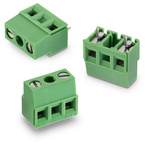 Wurth Elektronik 2166 Series PCB Terminal Block, 2-Contact, 10.16mm Pitch, Through Hole Mount, 1-Row, Solder Termination