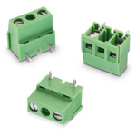 Wurth Elektronik 2168 Series PCB Terminal Block, 1-Contact, Through Hole Mount, 1-Row, Solder Termination