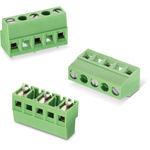 Wurth Elektronik 2428 Series PCB Terminal Block, 4-Contact, 10mm Pitch, PCB Mount, 1-Row, Solder Termination