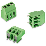 Wurth Elektronik 2528 Series PCB Terminal Block, 1-Contact, Through Hole Mount, 1-Row, Solder Termination