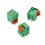 Wurth Elektronik 4039 Series PCB Terminal Block, 2-Contact, 2.54mm Pitch, PCB Mount, 1-Row, Solder Termination