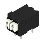 Weidmuller LSF Series PCB Terminal Block, 2-Contact, 3.5mm Pitch, Surface Mount, 1-Row
