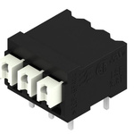 Weidmuller LSF Series PCB Terminal Block, 3-Contact, 3.81mm Pitch, Surface Mount, 1-Row