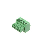 RS PRO 3.5mm Pitch 4 Way Pluggable Terminal Block, Plug, Free Hanging (In Line)