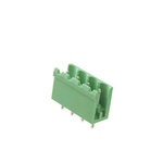 RS PRO 5.08mm Pitch 4 Way Pluggable Terminal Block, Header, Through Hole