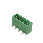 RS PRO 5.08mm Pitch 4 Way Pluggable Terminal Block, Header, Through Hole