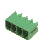 RS PRO 3.81mm Pitch 4 Way Pluggable Terminal Block, Header, Through Hole