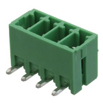 RS PRO 3.5mm Pitch 4 Way Pluggable Terminal Block, Header, Through Hole