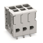 Wago PCB Terminal Block, 5-Contact, 5mm Pitch, Feed Through Mount, 1-Row