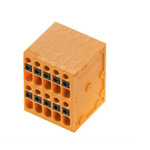 Weidmuller PCB Terminal Block, 12-Contact, 3.5mm Pitch, PCB Mount, 2-Row
