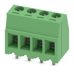 Phoenix Contact MKDSD Series PCB Terminal Block, 4-Contact, 3.81mm Pitch, Through Hole Mount, 1-Row, Screw Termination