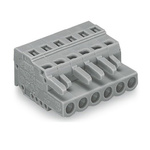 Wago 231 Series PCB Terminal, 3-Contact, 5mm Pitch, Cable Mount, 1-Row, Cage Clamp Termination