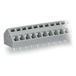 Wago 236 Series PCB Terminal, 8-Contact, 5.08mm Pitch, Through Hole Mount, 1-Row, Cage Clamp Termination