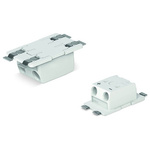 Wago 2070 Series PCB Terminal Block, 2-Contact, 6.5mm Pitch, Surface Mount, 1-Row, Push-In Cage Clamp Termination