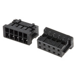 Hirose, DF11 Female Connector Housing, 2mm Pitch, 10 Way, 2 Row