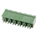 RS PRO 5.08mm Pitch 6 Way Pluggable Terminal Block, Header, Through Hole, Solder Termination