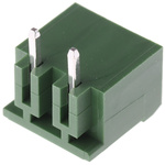 RS PRO 5.08mm Pitch 2 Way Pluggable Terminal Block, Header, Through Hole, Solder Termination