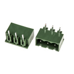 RS PRO 5.08mm Pitch 3 Way Pluggable Terminal Block, Header, Through Hole, Solder Termination