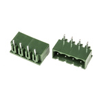 RS PRO 5.08mm Pitch 4 Way Right Angled Pluggable Terminal Block, Header, Through Hole, Solder Termination