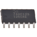 DiodesZetex 74HC125S14-13, Quad-Channel Non-Inverting Schmitt Trigger 3-State Buffer, 14-Pin SOIC