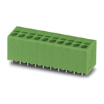 Phoenix Contact SPT 2.5/11-V-5.0-EX Series PCB Terminal Block, 11-Contact, 5mm Pitch, Through Hole Mount, Spring Cage