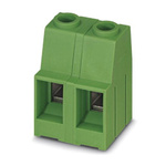 Phoenix Contact MKDSP 10HV/ 2-12.7 Series PCB Terminal Block, 2-Contact, 12.7mm Pitch, Through Hole Mount, Screw