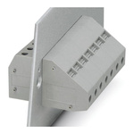 Phoenix Contact HDFKV 16 RD Series Feed Through Terminal Block, 2-Contact, 1-Row, Screw Termination