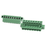RS PRO 5.08mm Pitch 8 Way Pluggable Terminal Block, Plug, Through Hole, Screw Termination