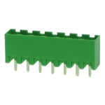 RS PRO 5.0mm Pitch 7 Way Pluggable Terminal Block, Header, Through Hole, Solder Termination