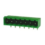 RS PRO 5.0mm Pitch 7 Way Right Angle Pluggable Terminal Block, Header, Through Hole, Solder Termination