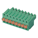 RS PRO 3.81mm Pitch 8 Way Pluggable Terminal Block, Plug, Plug-In, Screw Termination