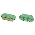 RS PRO 3.81mm Pitch 8 Way Pluggable Terminal Block, Plug, Panel Mount, Screw Termination